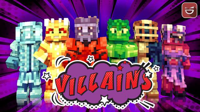Thumbnail of the Minecraft Bedrock Marketplace product Villains  created by Giggle Block Studios.