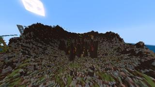 Screenshot of the Minecraft Bedrock Marketplace product Volcano Parkour created by Giggle Block Studios.