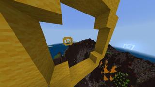 Screenshot of the Minecraft Bedrock Marketplace product Volcano Parkour created by Giggle Block Studios.