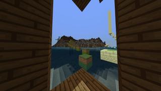 Screenshot of the Minecraft Bedrock Marketplace product Volcano Parkour created by Giggle Block Studios.