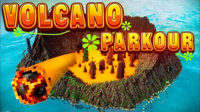 Thumbnail of the Minecraft Bedrock Marketplace product Volcano Parkour created by Giggle Block Studios.