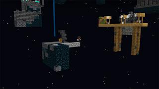 Screenshot of the Minecraft Bedrock Marketplace product Warden Skyblock created by Giggle Block Studios.