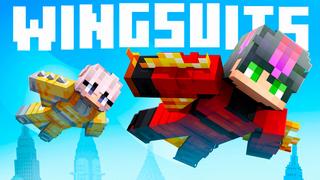 Thumbnail of the Minecraft Bedrock Marketplace product WINGSUITS created by Giggle Block Studios.