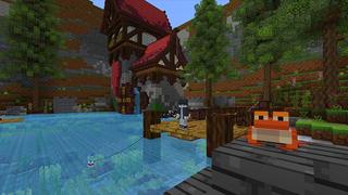 Screenshot of the Minecraft Bedrock Marketplace product Wooden Texture Pack created by Giggle Block Studios.