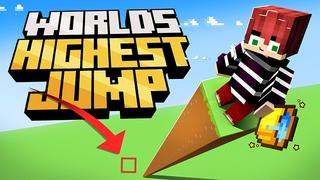 Thumbnail of the Minecraft Bedrock Marketplace product Worlds Highest Jump created by Giggle Block Studios.