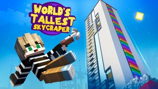 Thumbnail of the Minecraft Bedrock Marketplace product World's Tallest Skyscraper created by Giggle Block Studios.