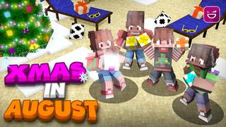 Thumbnail of the Minecraft Bedrock Marketplace product Xmas in August created by Giggle Block Studios.