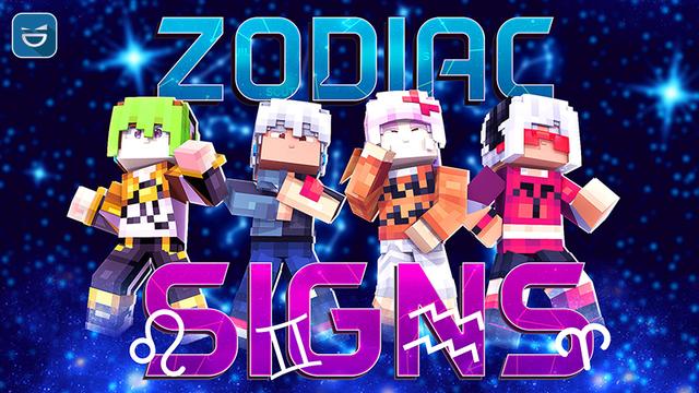 Thumbnail of the Minecraft Bedrock Marketplace product Zodiac Signs created by Giggle Block Studios.