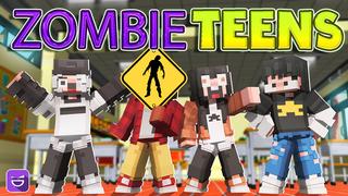 Thumbnail of the Minecraft Bedrock Marketplace product Zombie Teens created by Giggle Block Studios.