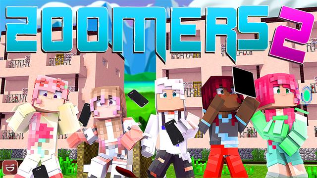 Thumbnail of the Minecraft Bedrock Marketplace product Zoomers 2 created by Giggle Block Studios.