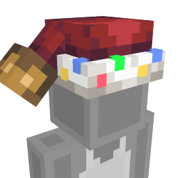 Thumbnail of the Minecraft Bedrock Marketplace product Animated Santa Hat created by Glorious Studios.