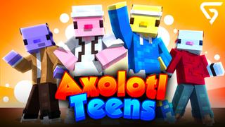 Thumbnail of the Minecraft Bedrock Marketplace product Axolotl Teens created by Glorious Studios.