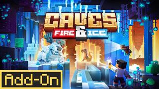 Thumbnail of the Minecraft Bedrock Marketplace product CAVES: Fire & Ice created by Glorious Studios.