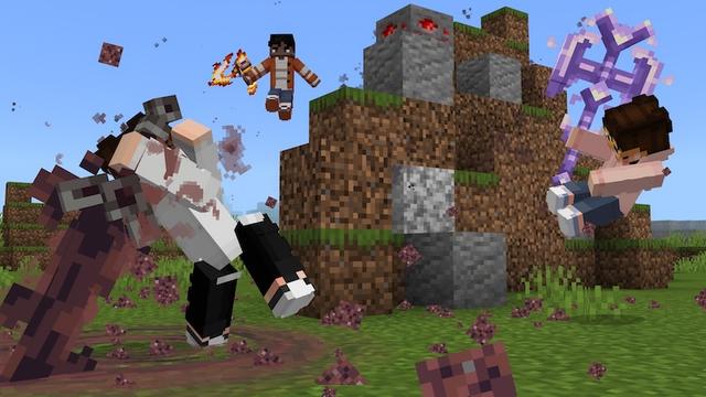 Screenshot of the Minecraft Bedrock Marketplace product ELEMENTAL WEAPONS + TOOLS created by Glorious Studios.