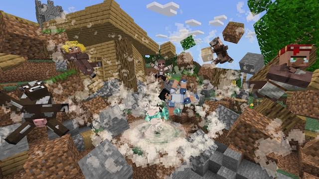 Screenshot of the Minecraft Bedrock Marketplace product ELEMENTAL WEAPONS + TOOLS created by Glorious Studios.