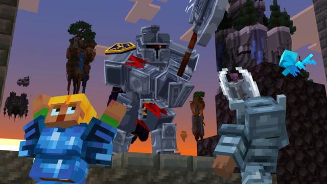 Screenshot of the Minecraft Bedrock Marketplace product Infinity Skyblock created by Glorious Studios.