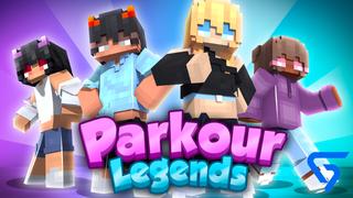 Thumbnail of the Minecraft Bedrock Marketplace product Parkour Legends created by Glorious Studios.