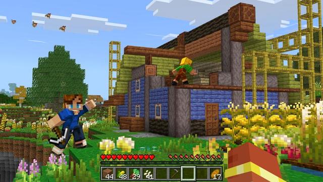 Screenshot of the Minecraft Bedrock Marketplace product SEASONS Add-On: Biomes, Animals & More! created by Glorious Studios.