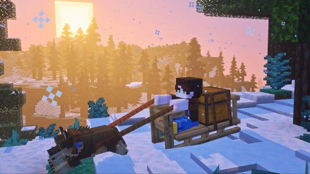 Screenshot of the Minecraft Bedrock Marketplace product SEASONS Add-On created by Glorious Studios.