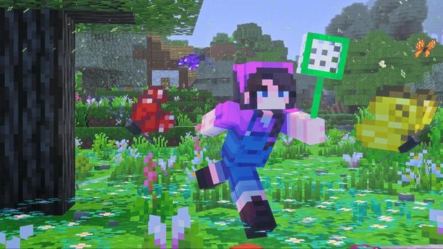 Screenshot of the Minecraft Bedrock Marketplace product SEASONS Add-On created by Glorious Studios.