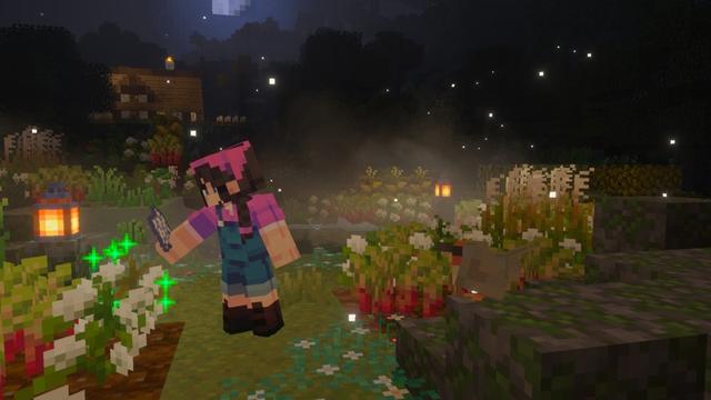 Screenshot of the Minecraft Bedrock Marketplace product SEASONS Add-On created by Glorious Studios.