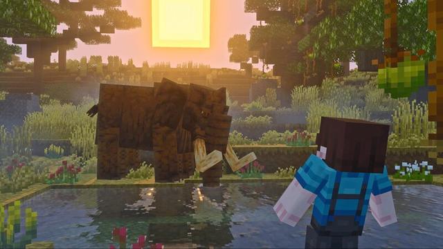 Screenshot of the Minecraft Bedrock Marketplace product SEASONS Add-On created by Glorious Studios.