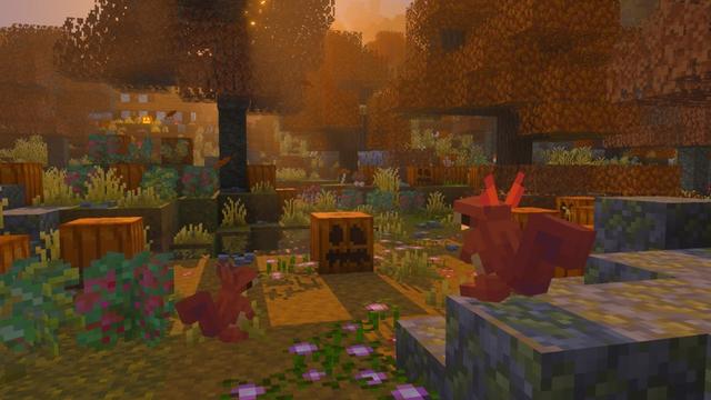 Screenshot of the Minecraft Bedrock Marketplace product SEASONS Add-On created by Glorious Studios.