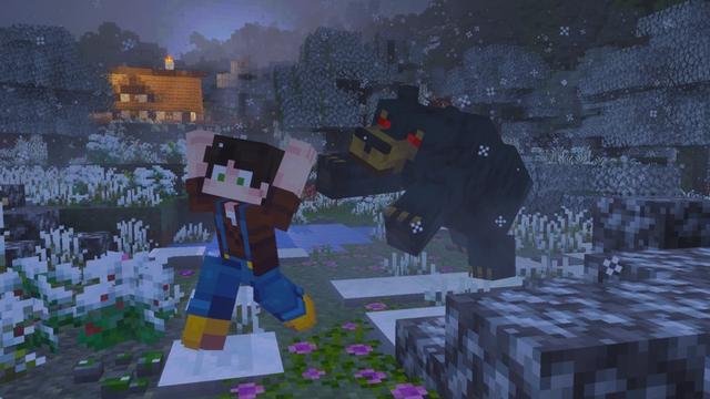 Screenshot of the Minecraft Bedrock Marketplace product SEASONS Add-On created by Glorious Studios.