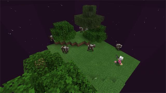 Screenshot of the Minecraft Bedrock Marketplace product 1 Chunk challenge created by Glowfischdesigns.