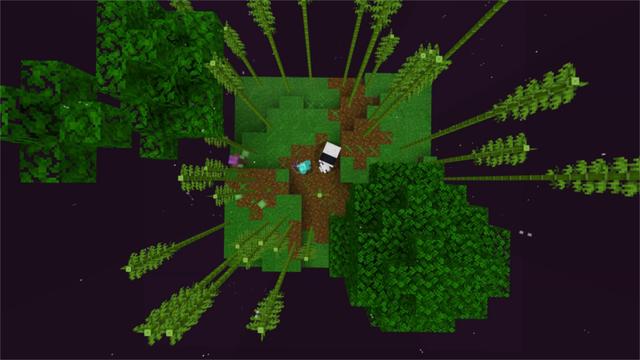 Screenshot of the Minecraft Bedrock Marketplace product 1 Chunk challenge created by Glowfischdesigns.