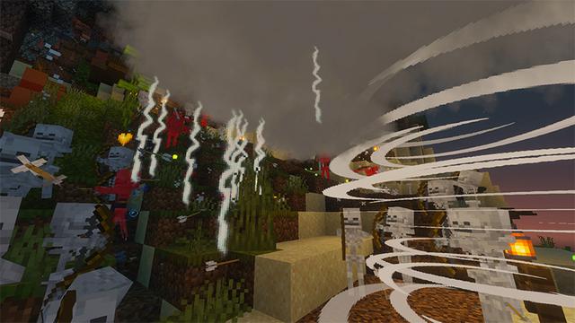 Screenshot of the Minecraft Bedrock Marketplace product Custom Hearts created by Glowfischdesigns.