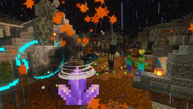 Screenshot of the Minecraft Bedrock Marketplace product Custom Hearts created by Glowfischdesigns.