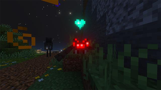 Screenshot of the Minecraft Bedrock Marketplace product Custom Hearts created by Glowfischdesigns.