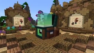 Screenshot of the Minecraft Bedrock Marketplace product Ender Backpack created by Glowfischdesigns.