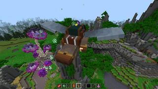 Screenshot of the Minecraft Bedrock Marketplace product Ender Backpack created by Glowfischdesigns.