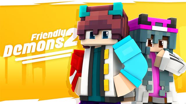 Thumbnail of the Minecraft Bedrock Marketplace product Friendly Demons 2 created by Glowfischdesigns.
