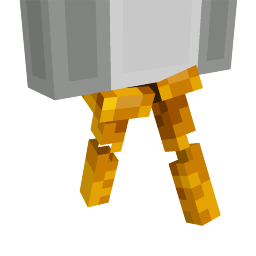 Thumbnail of the Minecraft Bedrock Marketplace product Golden Skeleton Legs created by Glowfischdesigns.