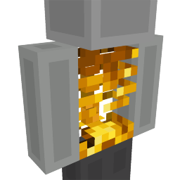 Thumbnail of the Minecraft Bedrock Marketplace product Golden Skeleton Rib Cage created by Glowfischdesigns.