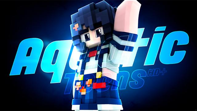 Thumbnail of the Minecraft Bedrock Marketplace product HD+ Aquatic Teens created by Glowfischdesigns.