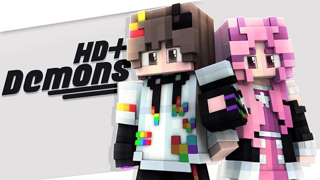 Thumbnail of the Minecraft Bedrock Marketplace product HD+ Demons created by Glowfischdesigns.