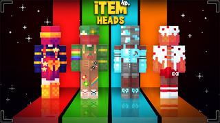 Thumbnail of the Minecraft Bedrock Marketplace product HD+ Item Heads created by Glowfischdesigns.