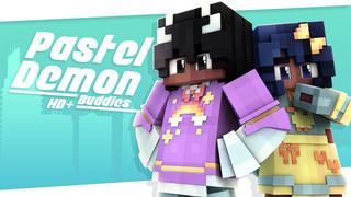 Thumbnail of the Minecraft Bedrock Marketplace product HD+ Pastel Demon Buddies created by Glowfischdesigns.