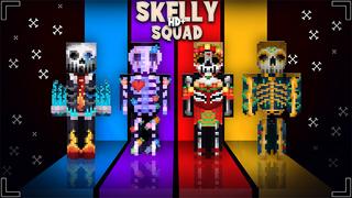 Thumbnail of the Minecraft Bedrock Marketplace product HD+ Skelly Squad created by Glowfischdesigns.