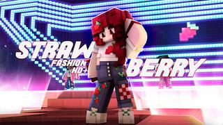 Thumbnail of the Minecraft Bedrock Marketplace product HD+ Strawberry Fashion created by Glowfischdesigns.