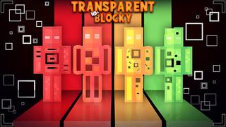 Thumbnail of the Minecraft Bedrock Marketplace product HD+ Transparent Blocky created by Glowfischdesigns.