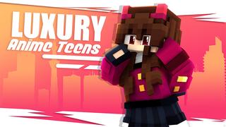 Thumbnail of the Minecraft Bedrock Marketplace product Luxury Anime Teens created by Glowfischdesigns.