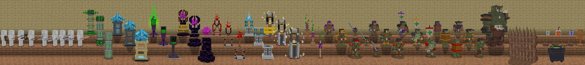 Panorama of the Minecraft Bedrock Marketplace product Orc Invasion created by Glowfischdesigns.