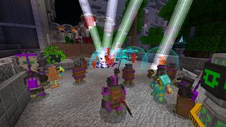 Screenshot of the Minecraft Bedrock Marketplace product Orc Invasion created by Glowfischdesigns.