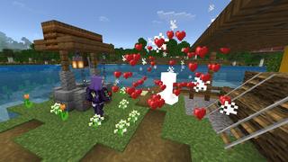 Screenshot of the Minecraft Bedrock Marketplace product Peaceful+ created by Glowfischdesigns.