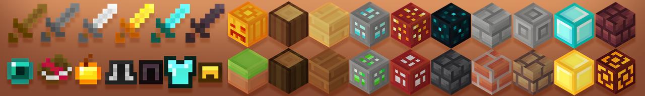 Panorama of the Minecraft Bedrock Marketplace product Plastic 8x8 created by Glowfischdesigns.